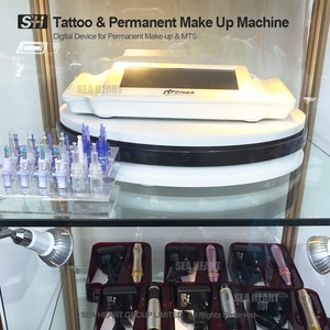 Artmex V8 7 inch glass touch screen MTS + PMU digital tattoo professional permanent makeup machine for eyebrow