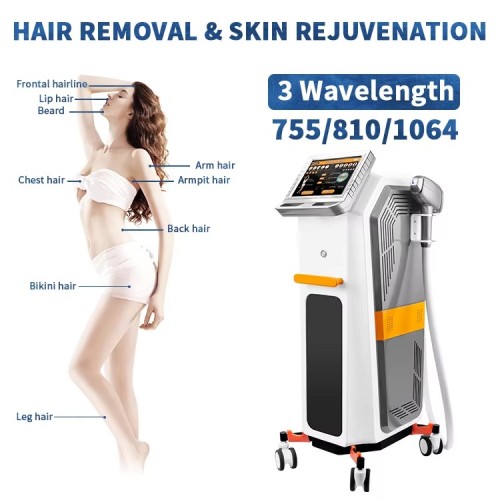 2024 New design Vertical diode laser machine, diode laser hair removal beauty machine