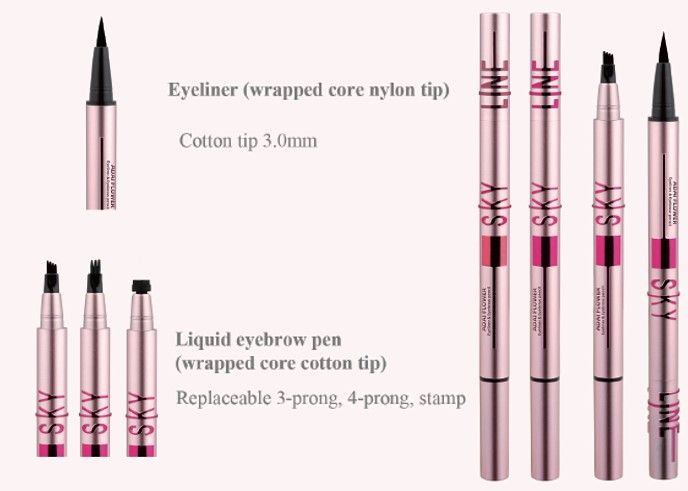 Eyeliner Pen (DE-SE) - Dual Ended, Embossed/Spray Painted