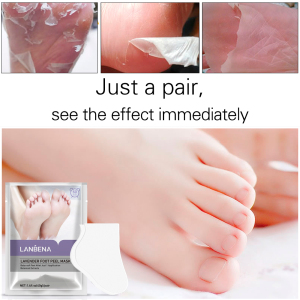 LANBENA lavender exfoliating peeling foot mask