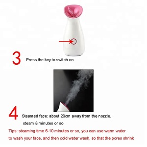 Portable electric nano ionic facial steamer for sale skin cleaner