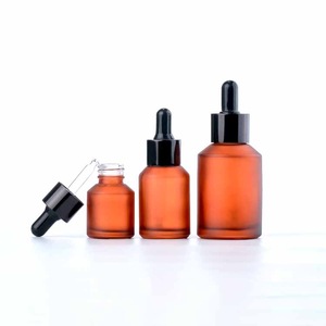 100ml 200ml empty frosted glass cosmetic serum packaging essential oil bottle with dropper&amp;spray&amp;pump