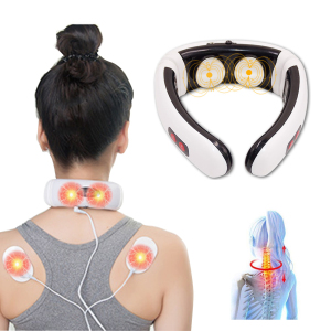 Electric Neck Massager & Pulse Back 6 Modes Power Control Far Infrared Heating Pain Relief Tool Health Care Relaxation Machine