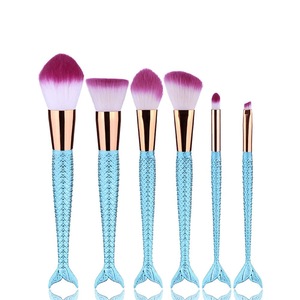 Makeup Mermaid Eye Makeup Brush Cosmetic Eyeshadow Eyeliner Blending Pencil Makeup Brush Tool Kit