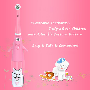 Cartoon Children Tooth Brush Electric Toothbrush For Kids Electric Massage Ultrasonic Toothbrush Teeth Care Oral Hygiene