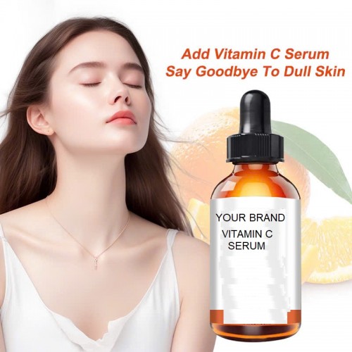 OEM/ODM Private Label Vitamin C Face Serum with Hyaluronic Acid nd Vitamin E for Anti Wrinkles Anti Aging Moisturizing Hydrating and Youthful Face. Amazon FBA/FBM Direct Supplier for Vitamin C Serum.