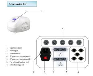 Beauty instrument pressoterapia pressotherapy apparatus air pressure therapy system for measuring pressure