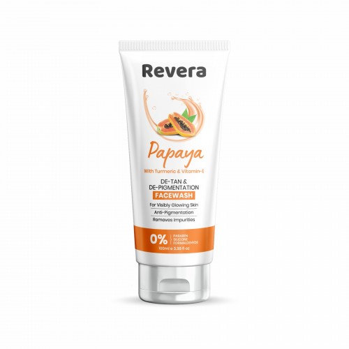 Revera Papaya With Turmeric & Vitamin-E Face wash