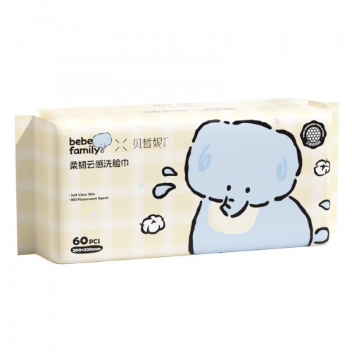 BESSNI . Tissue , Babe family Serie  , Hello Coo Member , 60 Count(Sheets)/Pouch