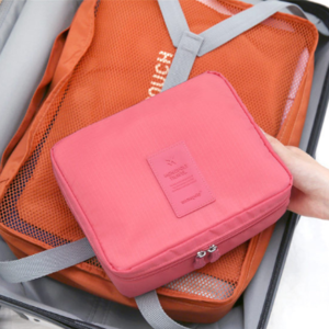 Bulk wholesale girl beauty storage makeup handbag hook travel organizer bag cosmetic case