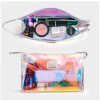 Fashion Women Makeup Pouches Bag Travel Toiletry Bags  Waterproof Transparent Holographic Beauty Cosmetic Bag