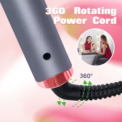 Automatic Curling Iron Wand 360 Degree Rotating Hair Curler