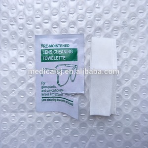 Free Sample No MOQ Custom Logo Disposable Lens Cleaning Wet Wipes