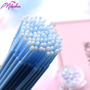 Wholesale Makeup Cleaning Cotton Sticks Eyelash Extension Cleaning Cotton   Bud