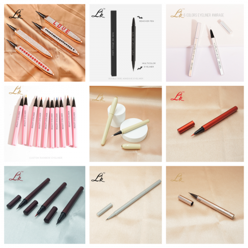 Wholesale Waterproof Eyeliner Liquid Pen Quick Dry Pencil Beginners Stain Resistant Color Retention Labeling Eyebrow Makeup