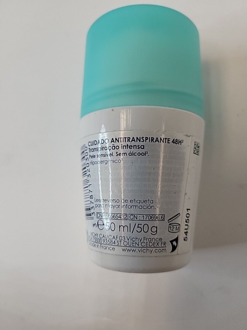 Vichy 48 Hour 'No-Trace' Anti-Perspirant Deodorant Roll On 50 ml