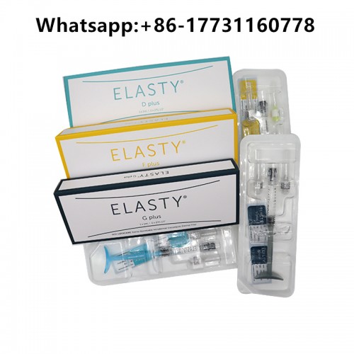 Elasty G/D/F Cross-Linked Hyaluronic Acid Lips Cheeks Dermal Filler Injection plus Elasty