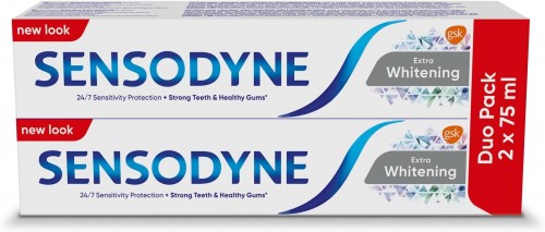 Sensodyne Extra Whitening Duo Pack Toothpaste 75 ml