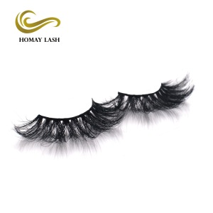 2019 Your Own Brand Makeup Eyelash Vendors 25mm Mink Eyelashes