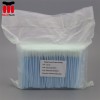 Round Tip Industrial Cotton Bud 100 PPi Open-cell Polyurethane Foam Cleaning Swab