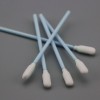 Round Tip Industrial Cotton Bud 100 PPi Open-cell Polyurethane Foam Cleaning Swab