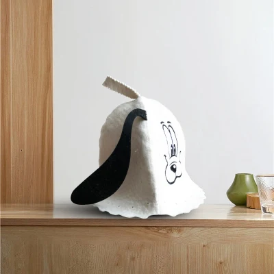 New Design Unisex Wool Felt Japanese Sauna Hat Russian Banya Bath Sauna Felt Hat