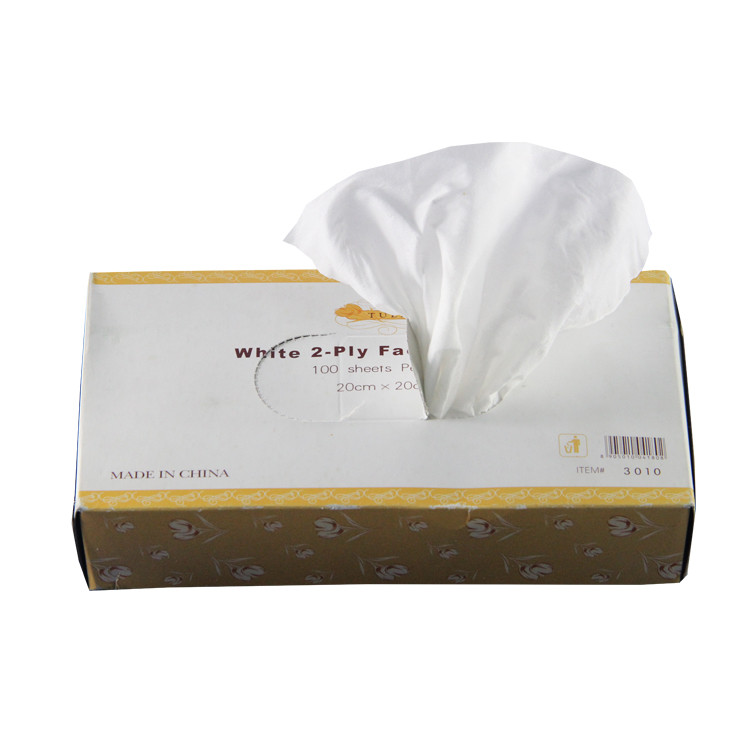 Soft silk tissue box facial tissue china facial tissues 2 ply