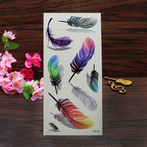 Wholesale temporary 3d tattoo sticker for body art