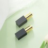 Black Empty Magnetic Plastic Square Lipstick Tubes