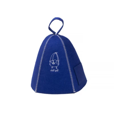 Polyester Non-Woven Felt Sauna Hat for Sauna Heat Bath Head Hat Japanese Sauna Hat Russian Banya Sauna Hat